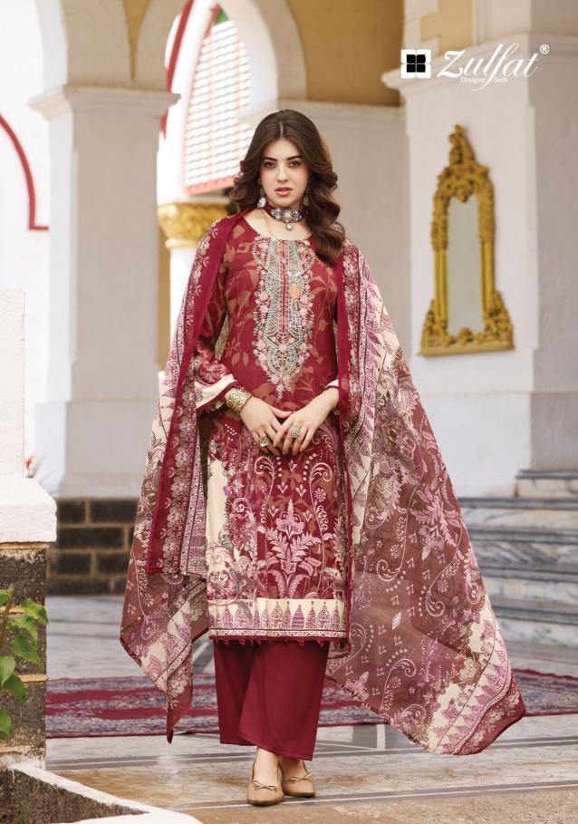 Zulfat Afreen catalog synthetic dress material in surat manufacturer