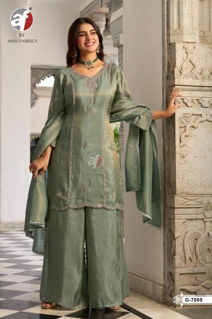 Anju Fabrics 7073 catalog best wholesale kurtis in surat