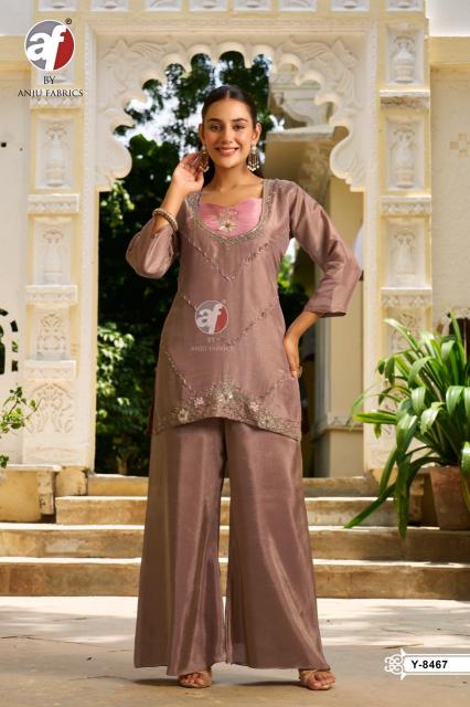 Anju Fabrics 8467 catalog coord set manufacturer price