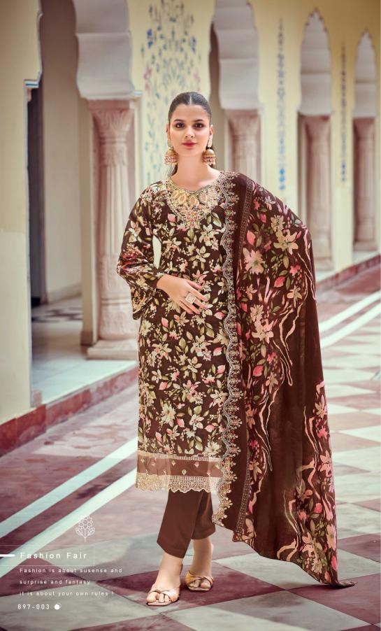 BelliZa Aisha catalog lt nitya dress material supplier surat