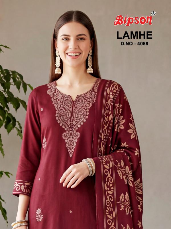 Bipson Lamhe 4086 catalog wholesale market of salwar kameez in bangalore