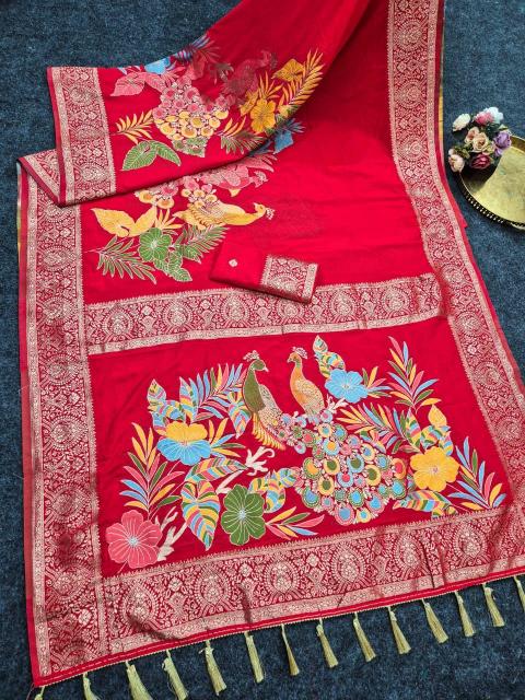 Dazira Pure Banarasi Khadi Crepe vol 3 catalog banarasi silk saree wholesalers
