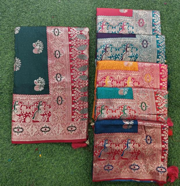 Dazira Rangat Silk vol 1 catalog uppada pattu sarees wholesale price online