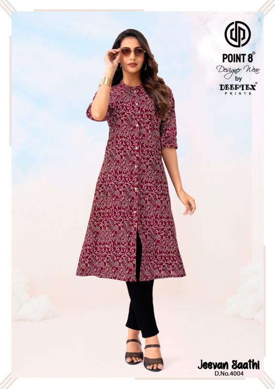 Deeptex Jeevan Sathi Vol-4 – A-Line Kurtis - Wholesale Catalog
