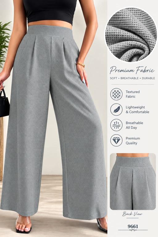 Dhunki 9661 catalog Designer Pant In German Square Cloth 