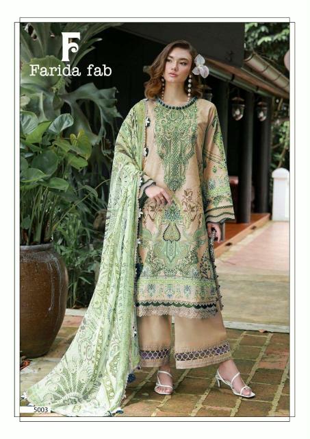 Farida Amara Vol 5 – Karachi Kurti Pant With Dupatta Wholesale Catalog