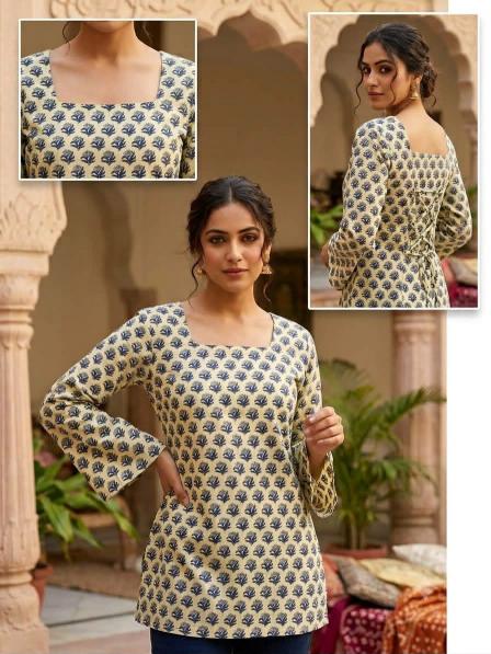 Felocity Pure Cotton vol 82 catalog wholesale block print kurtis in jaipur