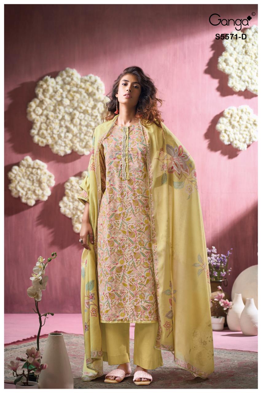 Ganga Azelie 5571 catalog wholesale salwar kameez online in india