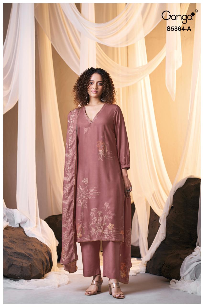 Ganga Brunella 5364 catalog wholesale salwar kameez pakistan