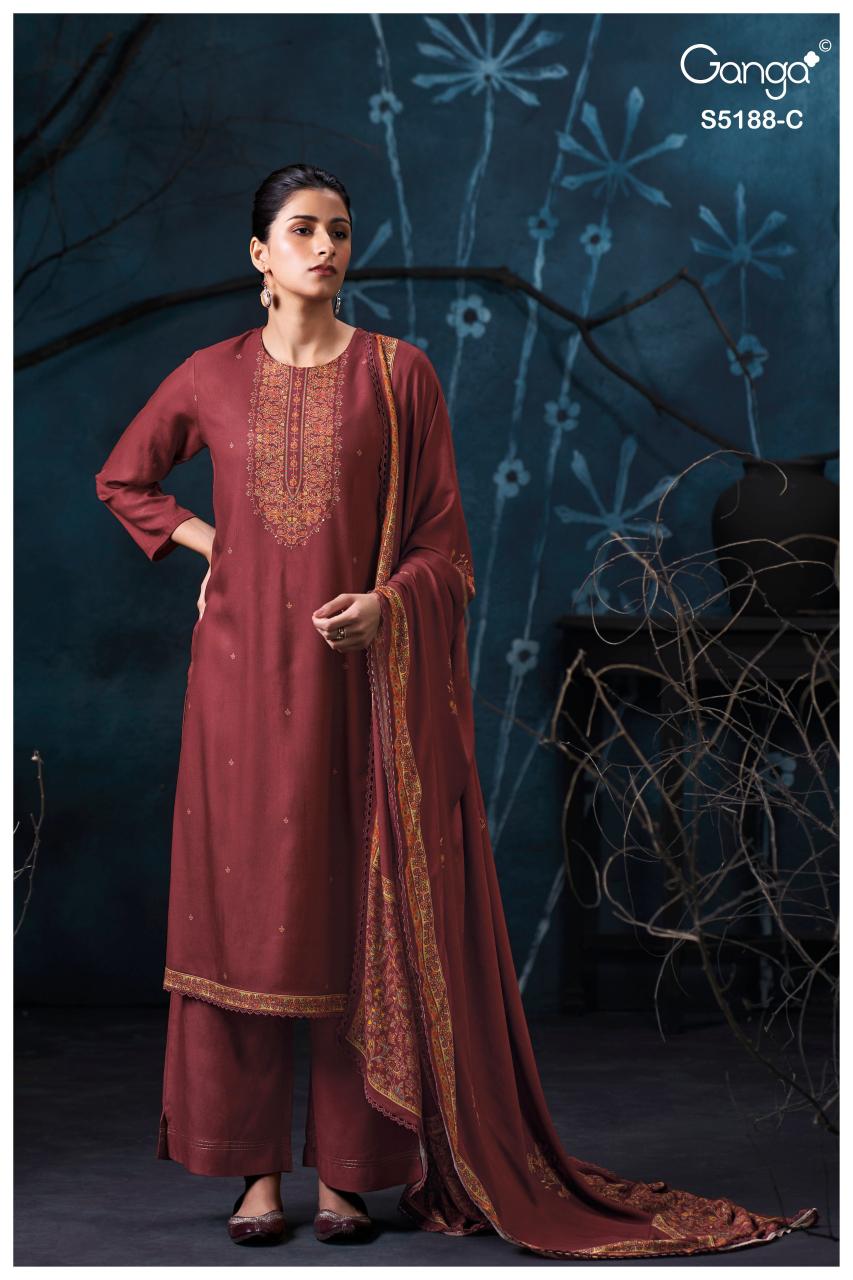 Ganga Grieya 5188 catalog wholesale latest salwar kameez designs catalogue
