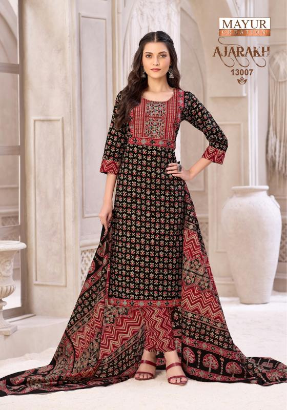 Mayur Ajarakh Vol-13 – Kurti Pant With Dupatta - Wholesale Catalog