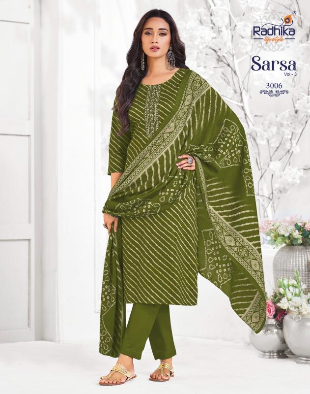 Radhika Lifestyle Sarsa vol 3 catalog delhi wholesale kurti market address