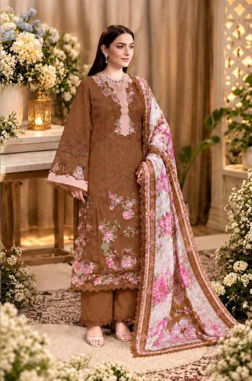 Saniya 7211 Nx catalog pakistani unstitched suits wholesale