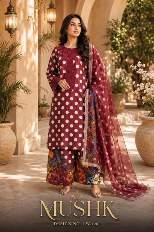 Shrddha Mushk CW 1200 Catalog keywords used by googlers for searching pakistani suits wholesale india