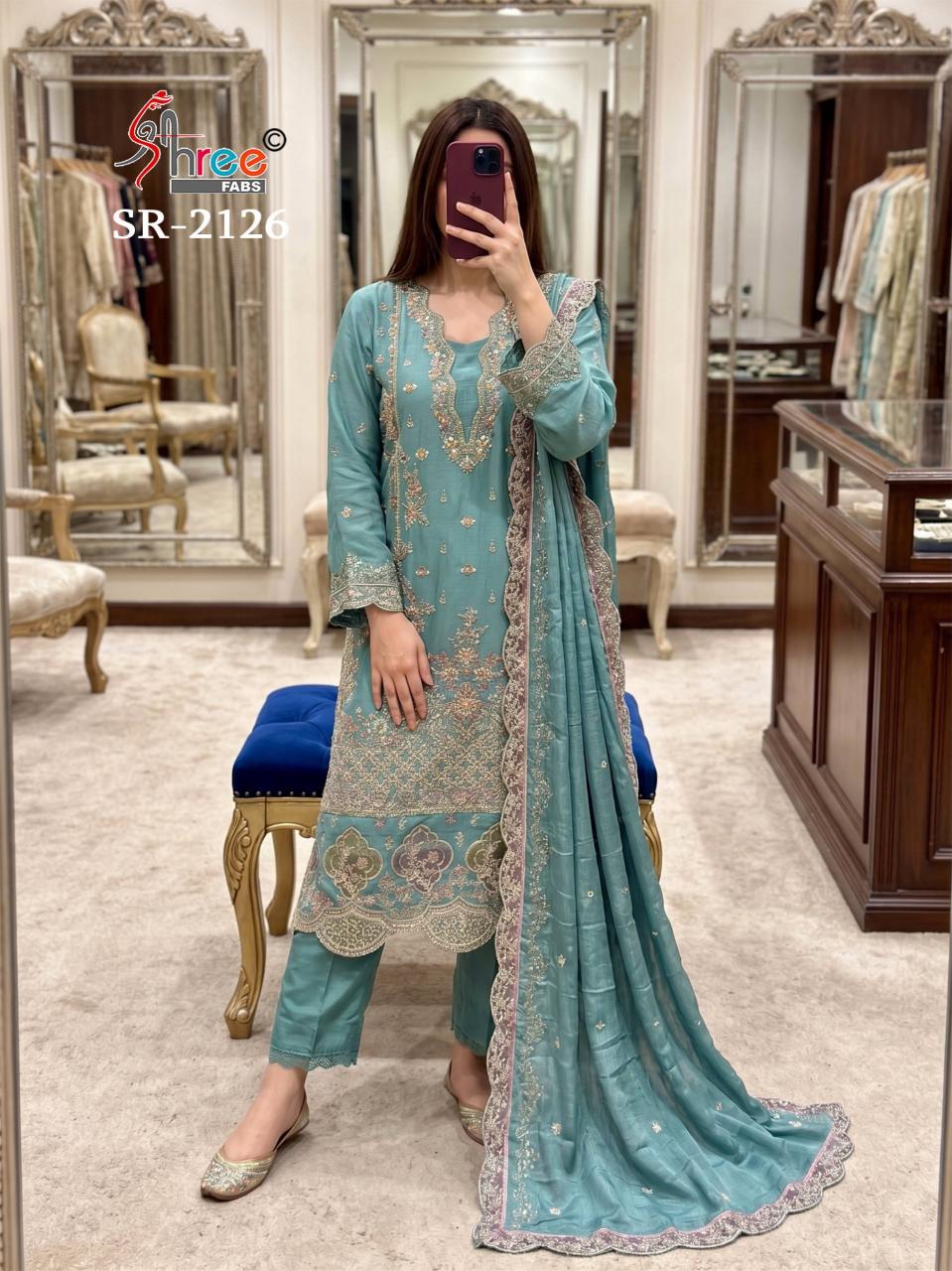 Shree Fabs 2126 catalog pakistani suits wholesalers in mumbai