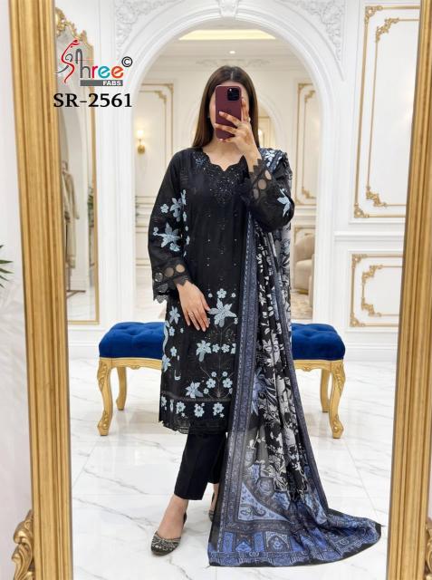 Shree Fabs 2561 catalog wholesale market for pakistani suits in hyderabad