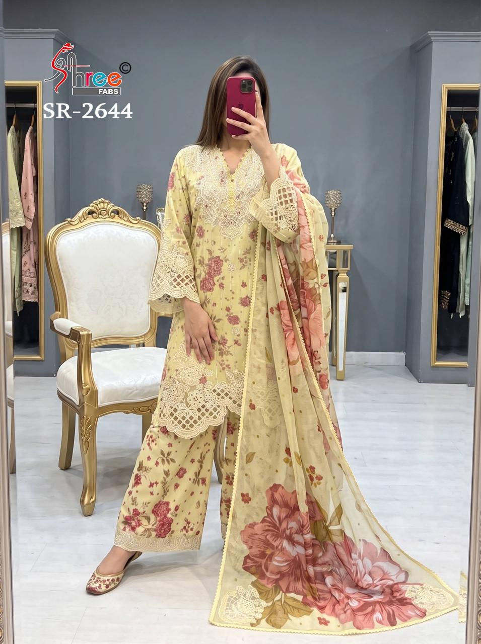 Shree Fabs 2644 catalog wholesalers of pakistani suits in pakistan