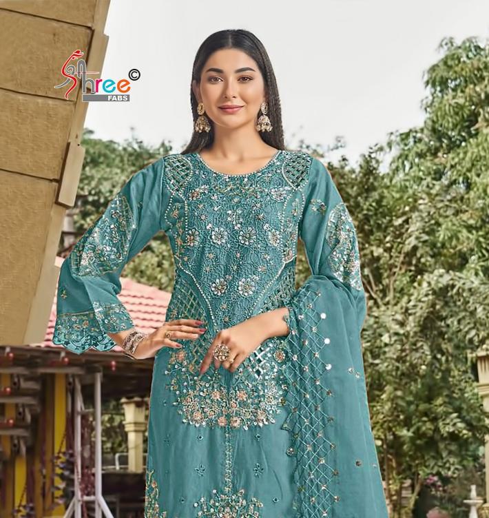 Shree Fabs 5619 catalog pakistani suits wholesale surat