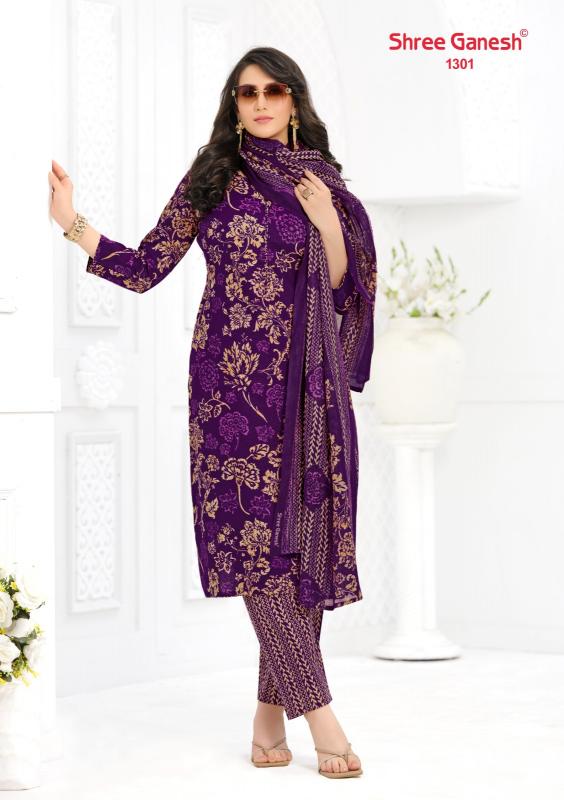 Shree Ganesh Ajrak Vol-3 – Kurti Pant With Dupatta - Wholesale Catalog