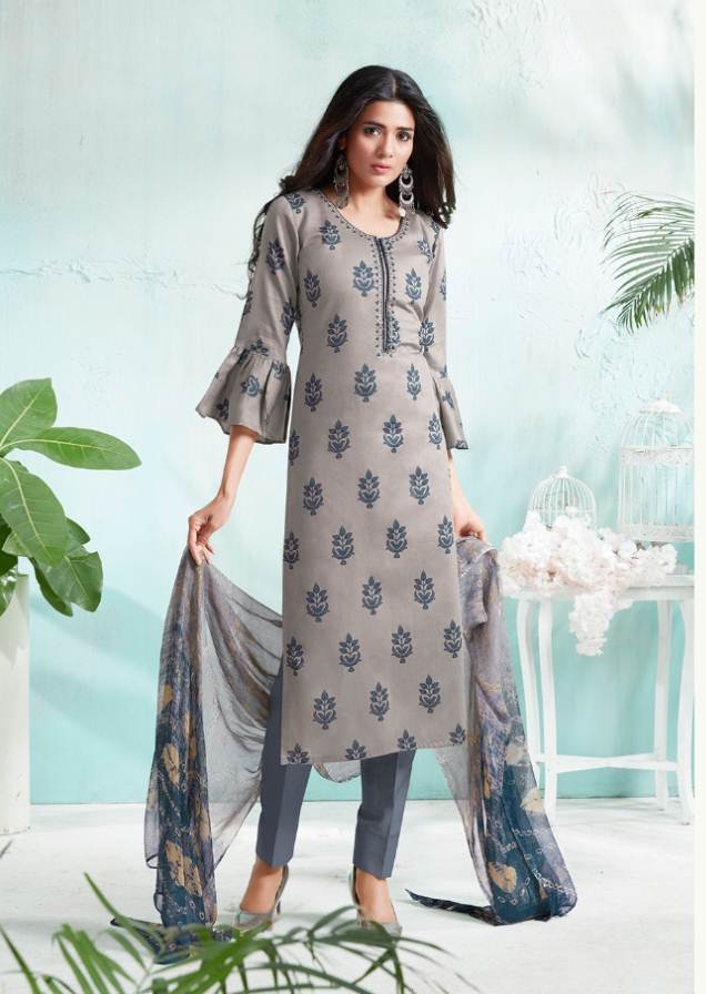Shine Vol 1 Sanskruti Fashion Designer Dress Materials Catalogue