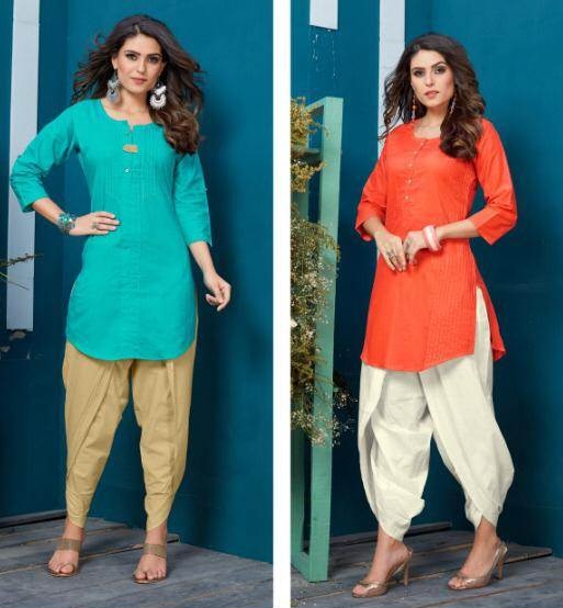 Trendz Vol 4 By Kalakari Fashion Designer Kurti With Bottom Catalogue
