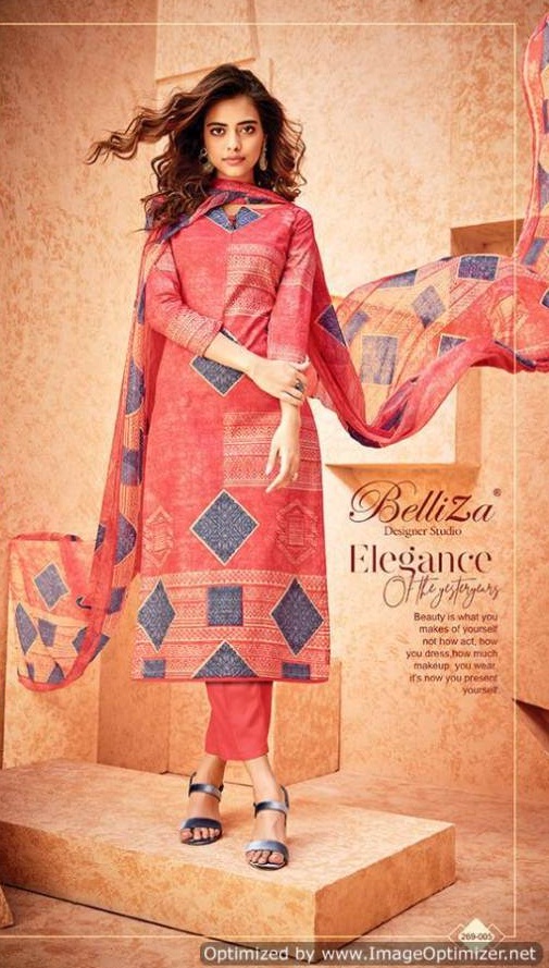 Gulnaaz Vol 3 By Beliza Designer Cotton Dress Materials Catalogue