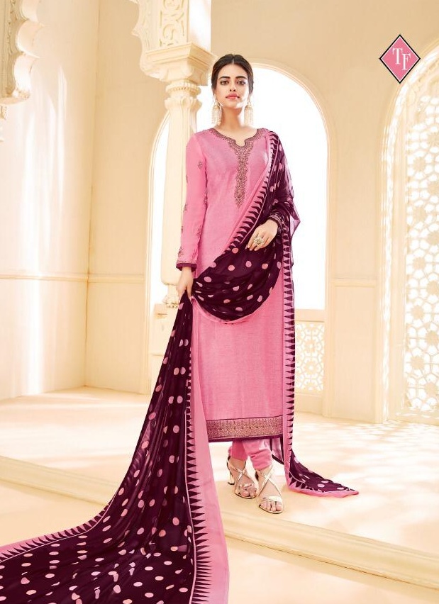 Royal Silk Vol 5 By Tanishk Fashion Churidar Dress Materials Catalogue