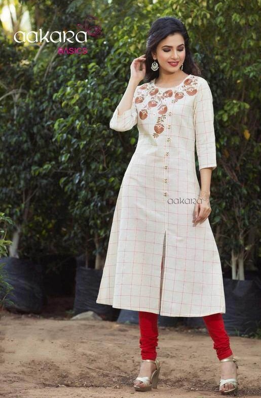 Basice Vol 8 Aakara Designer Kurti Catalogue