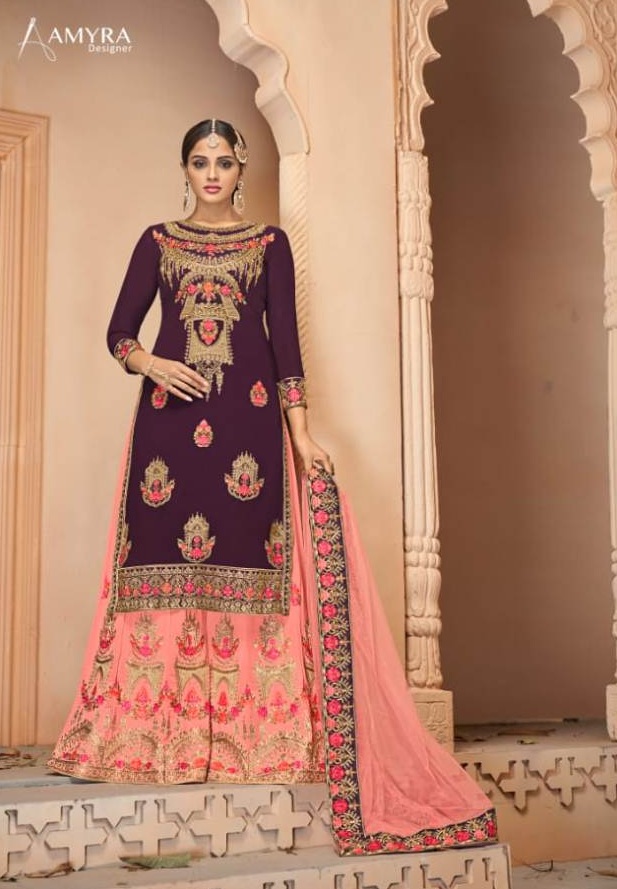 Amyra Fashion By Gulnaaz Embroidery Salwar Kameez Catalogue
