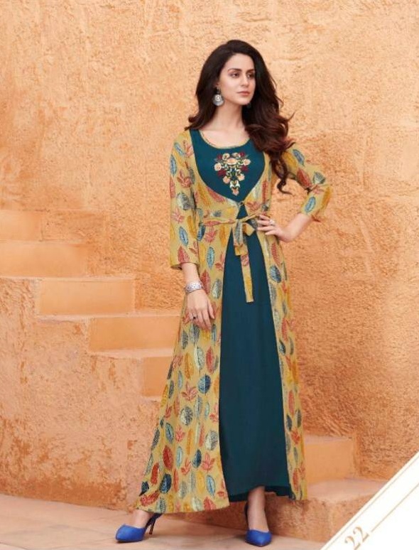 Kitty Party By Gulkand Fashion Long Kurtis Catalogue