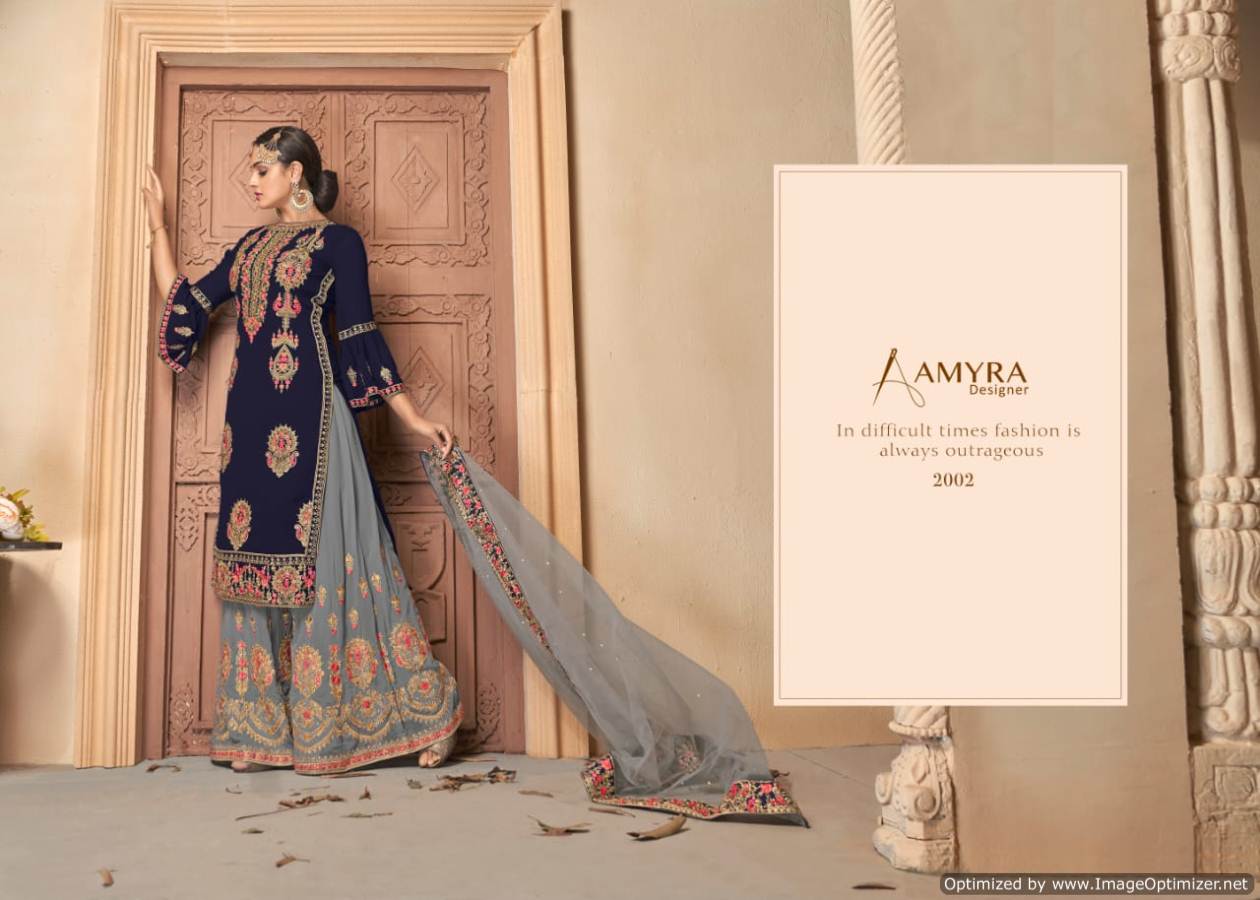 Amyra Fashion By Gulnaaz Embroidery Salwar Kameez Catalogue