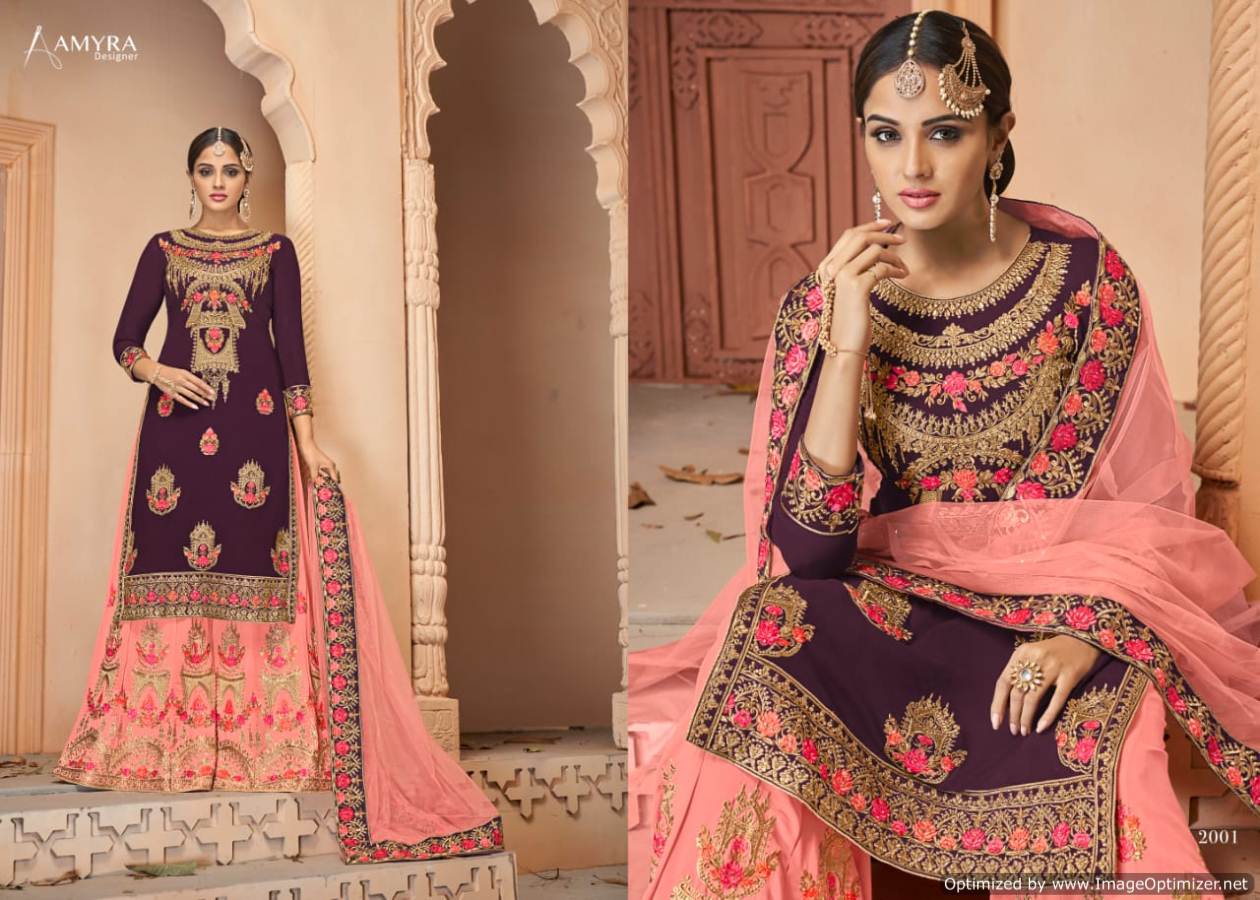 Amyra Fashion By Gulnaaz Embroidery Salwar Kameez Catalogue