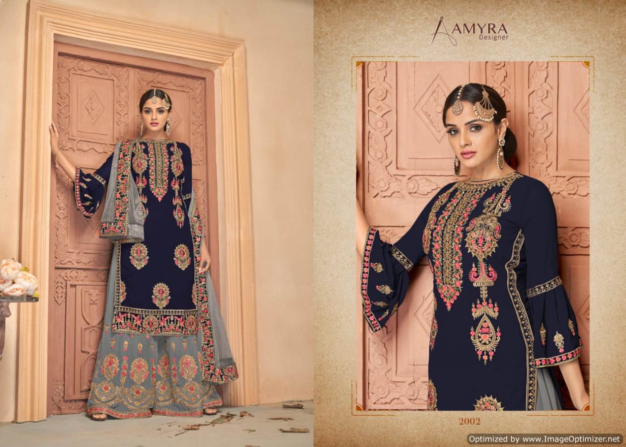 Amyra Fashion By Gulnaaz Embroidery Salwar Kameez Catalogue