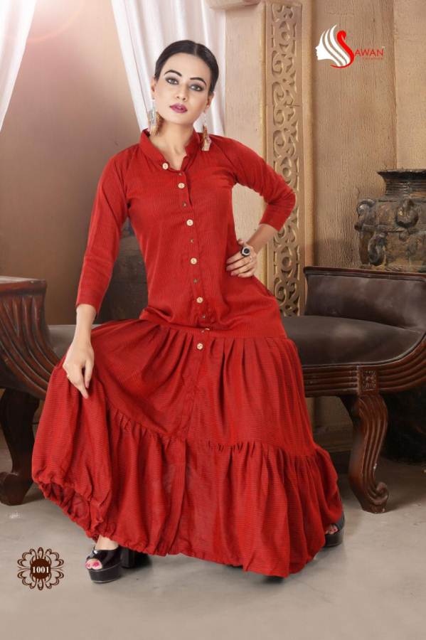 Angelina Vol 1 By Sawan Creations Designer Kurtis Catalogue