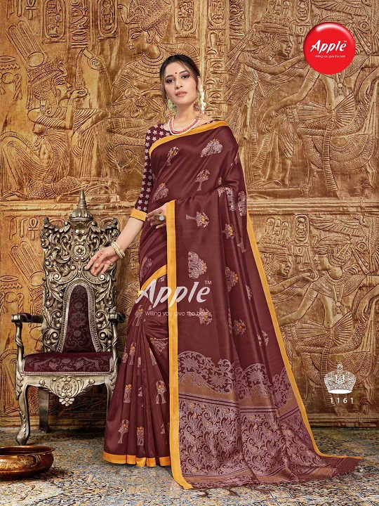 Crazy Silk Vol 3 By Apple Silk Sarees Catalogue