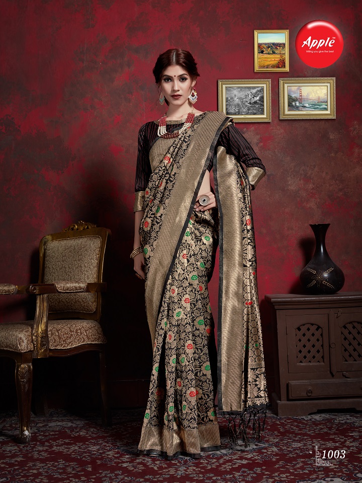 Maher Vol 1 By Apple Fashion Designer Sarees Catalogue