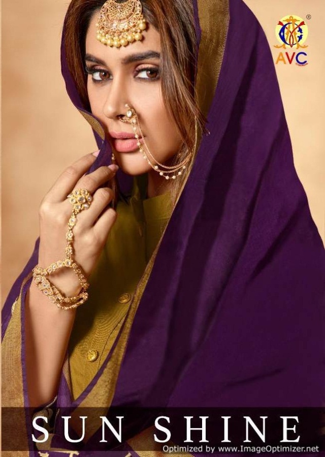 Sun Shine Avc Designer Churidar Dress Materials