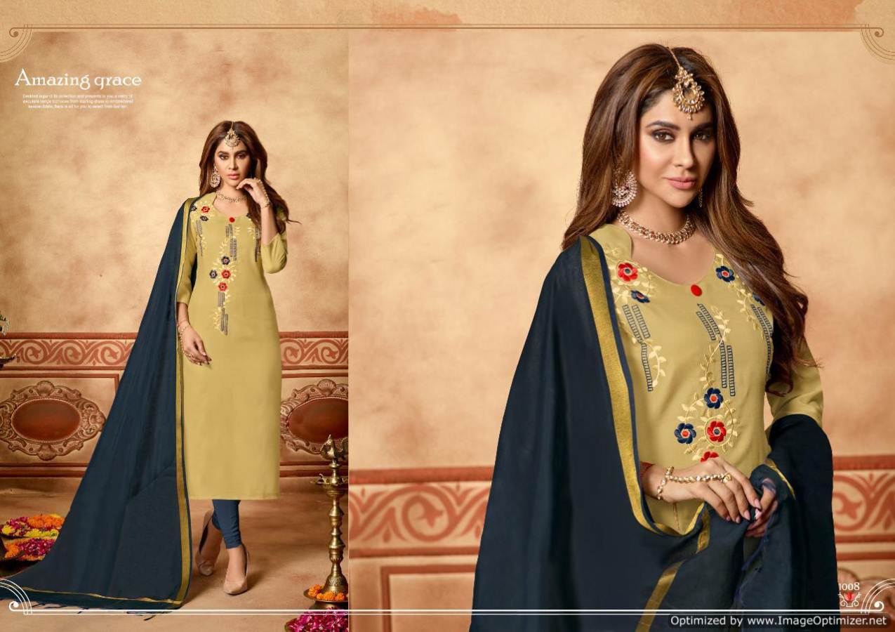 Sun Shine Avc Designer Churidar Dress Materials