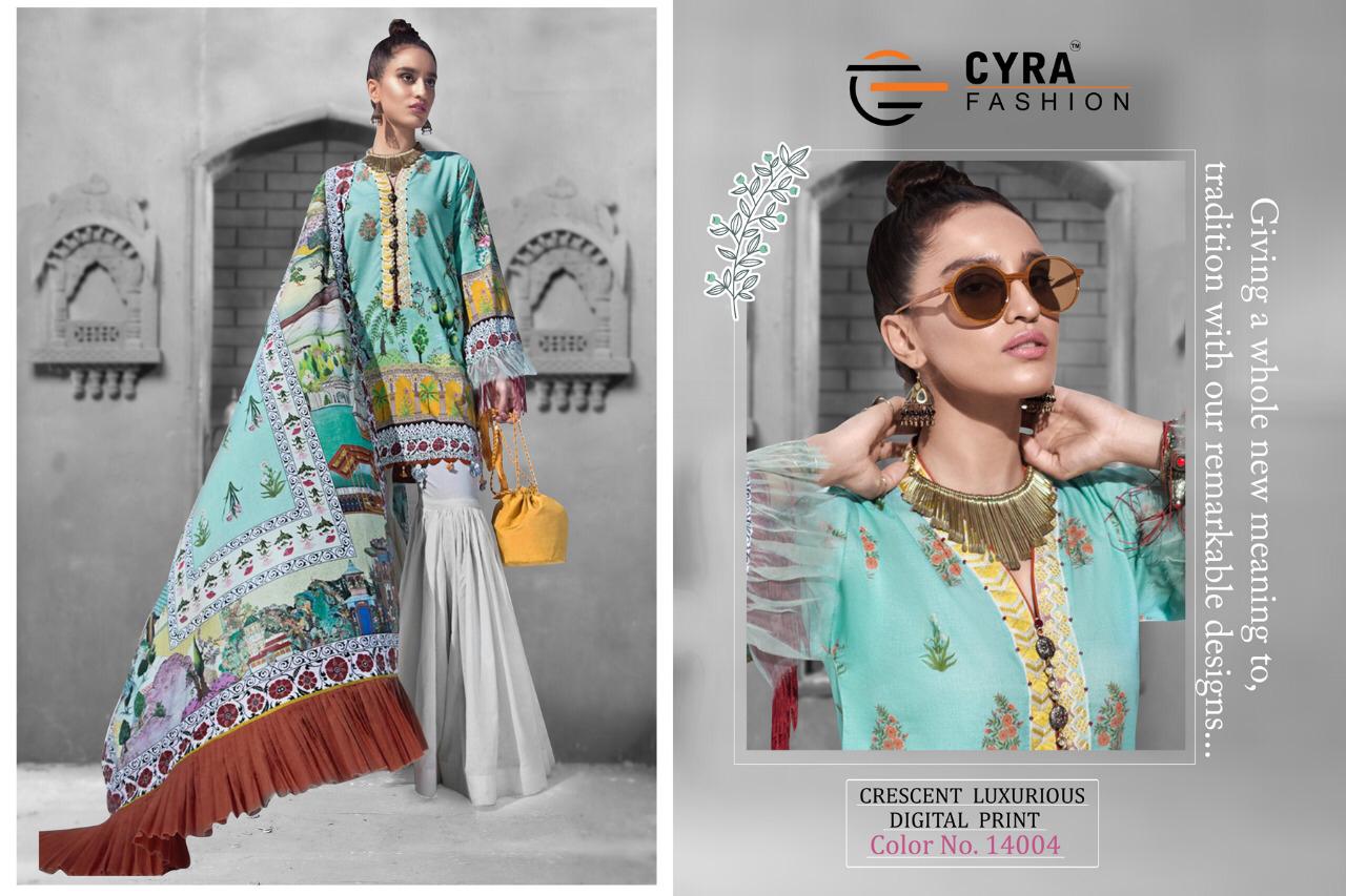 Crescent Luxurious By Cyra Fashion Pakistani Salwar Suit Catalogue