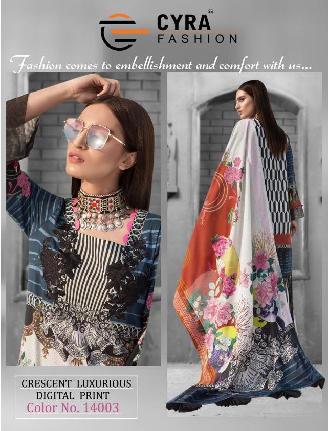 Crescent Luxurious By Cyra Fashion Pakistani Salwar Suit Catalogue
