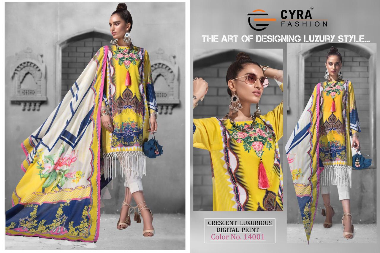 Crescent Luxurious By Cyra Fashion Pakistani Salwar Suit Catalogue