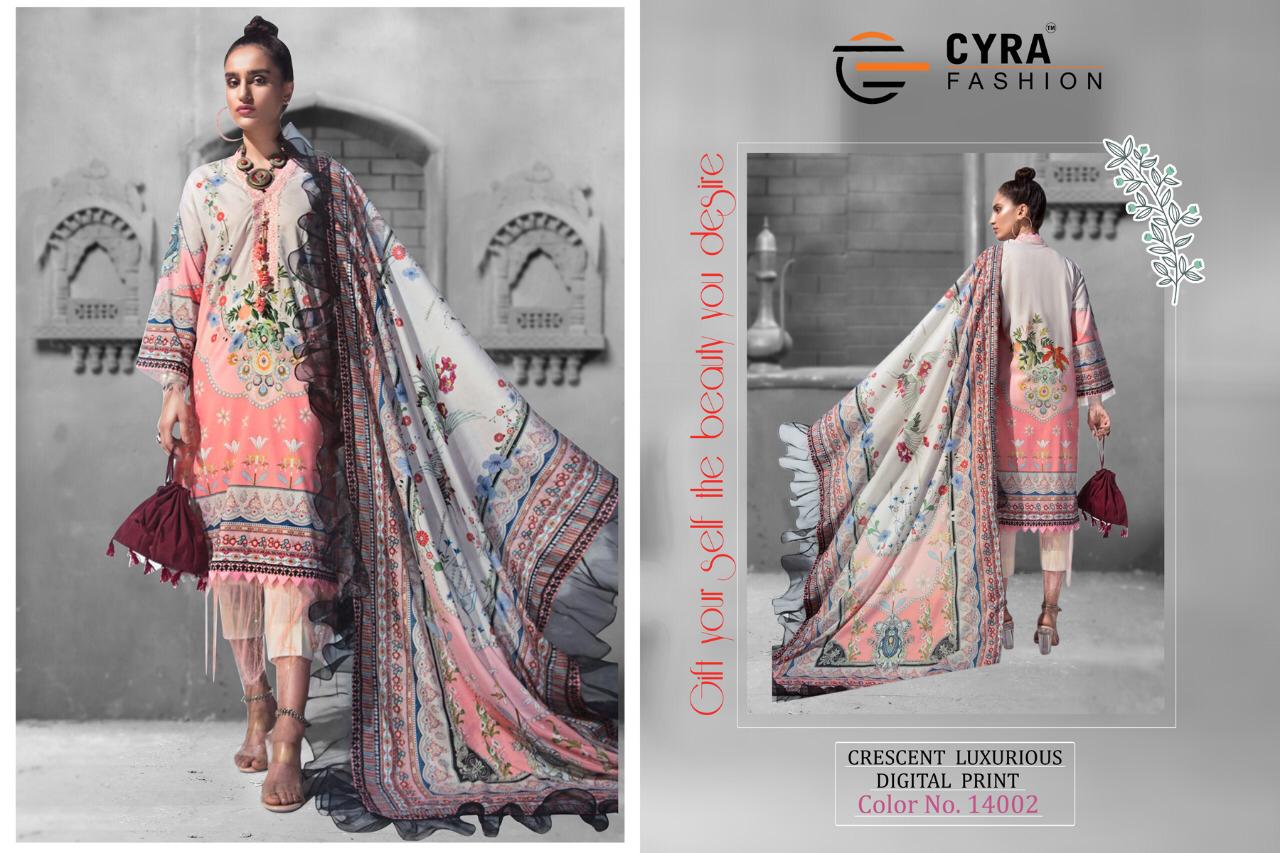 Crescent Luxurious By Cyra Fashion Pakistani Salwar Suit Catalogue