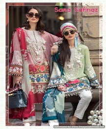 Sana Safinaz Lawn 19 By Deepsy Pakistani Salwar Kameez Catalogue