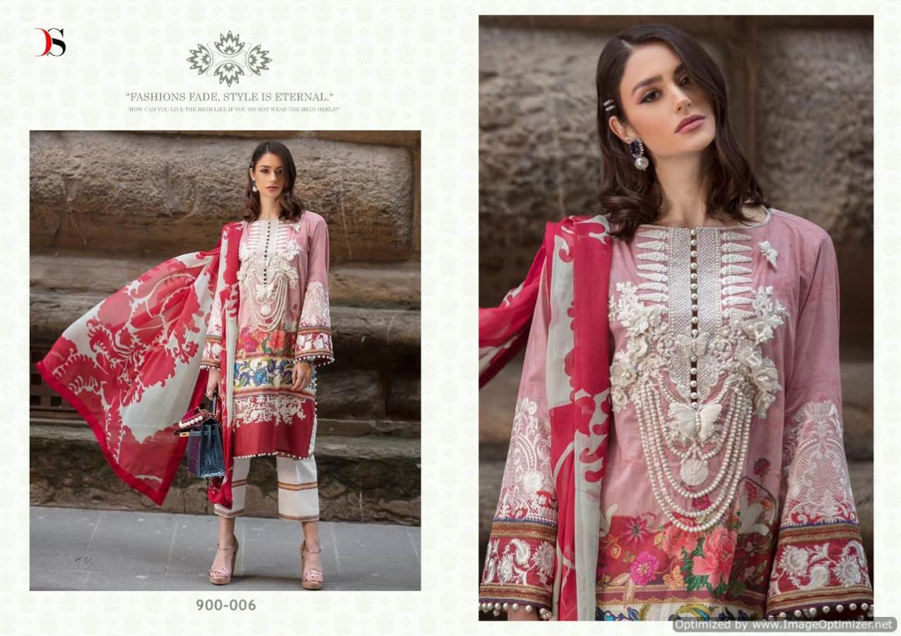 Sana Safinaz Lawn 19 By Deepsy Pakistani Salwar Kameez Catalogue