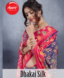 Dhakai Silk Vol 3 Apple Designer Silk Sarees Catalogue