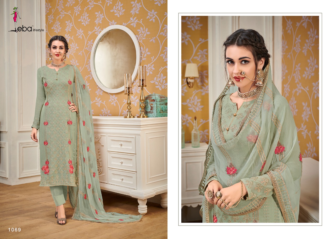 Eba Life Style By Hurma Vol 13 Churidar Salwar Kameez Catalogue