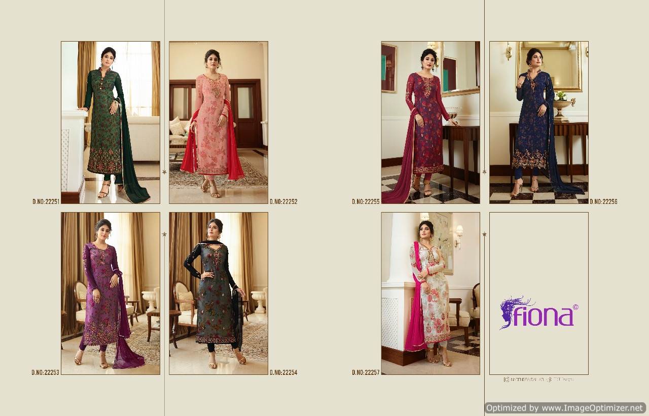 Kritika Vol 7 By Fiona Churidar Salwar Suit Catalogue