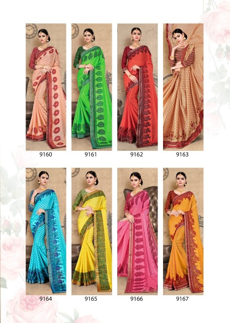 Gentle Feel By Kodas Group Printed Sarees Catalogue