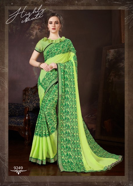 Gracie Chaina Chiffon  Printed Saree Catalogue By Kodas Group