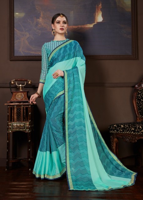 Gracie Chaina Chiffon  Printed Saree Catalogue By Kodas Group